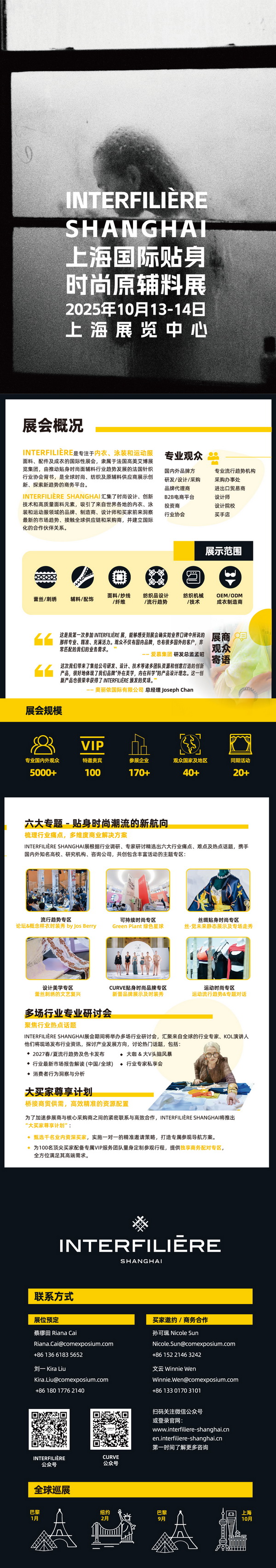  INTERFILIERE SHANGHAI 2025 上海國際貼身時(shí)尚原輔料展